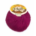 Пряжа ADELIA KATTY 100% шерсть 10 шт. х 50 г 150 м +- 10 м №23 малиновый