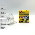 (10 шт.) Низковольтная галогенная лампочка Navigator MR16, мощность 50 Вт, напряжение питания 12 В, цветовая температура 3000 К, теплый белый свет, цоколь GU5.3, диммируемая, размер 51х50 мм