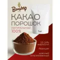 Какао порошок IRCA темно-красный 1кг, жирность 22/24%, натуральный, алкализованный.
