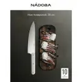 Нож кухонный, поварской, 20 см, профессиональный, нержавеющая сталь, NADOBA