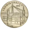 Германия, настольная медаль Людвигсхафен. Маннхайм 1972 г. (2)