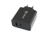 Блок питания (сетевой адаптер) Amperin USB-C (YDS-TC065-011PK) 65Вт, черный