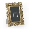 Керамическая фоторамка со стеклом, рамка для фото 15х20 см, evelynn, под металл состаренное золото, под старину GF 6361