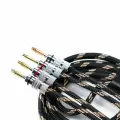Fosi Audio Нейлоновый Плетеной Провод Динамика Hi-Fi 1,8 м, 1.8M Banana Cable