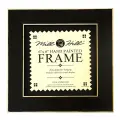 Рамка деревянная цвет черный 13,97 х 13,97 см (внутренний размер), 20,32 х 20,32 см (внешний размер) чёрный MILL HILL GBFRM1