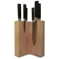 Настольная подставка для ножей Woodinhome KS003SOW дуб беленый