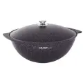 Казан Kukmara 6л для плова с крышкой Granit ultra original (кго65а)