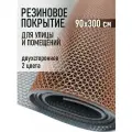 Коврик резиновый противоскользящий 90х300см покрытие на пол
