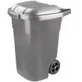 Бак для мусора Альтернатива Эконом, пластик, на колёсах, 65 л.