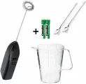 Набор для приготовления Капучино : Капучинатор + 2 батарейки + 2 барные ложки+мерный стакан 430мл