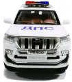 Машинка металлическая Тойота Ленд Крузер Прадо ДПС 1:24 21см Полиция, Toyota Land Cruiser Prado, инерционная, открываются двери, капот и багажник, свет, звук