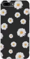 Силиконовый чехол на Apple iPhone 8 Plus / 7 Plus / Эпл Айфон 7 Плюс / 8 Плюс с рисунком Camomiles Soft Touch черный