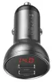 АЗУ Baseus Digital Display Dual USB 4.8A 24W Car Charger (CCBX-0G) Серый