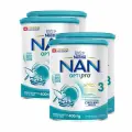 Молочко детское Nestle NAN 3 OPTIPRO для роста, иммунитета и развития мозга, с 12 месяцев, 400 г 4 шт