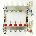 Коллекторная группа с расходомерами, 5 выходов, без кранов, 1x3/4 VIEIR VR113-05A