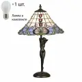 Настольная лампа тиффани с лампочкой Velante 841-804-01Lamps E27 P45