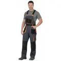 Полукомбинезон манхеттен-Р темно-серый с оранжевым и черным р. 64-66/170-176 /Полукомбинезон рабочий мужской / Полукомбинезон рабочий