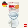 NUK MOMMYFEEL Соска-пустышка силиконовая для детей 0-6 месяцев, 2 шт.