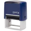 Штамп STAFF Printer 8028 прямоугольный самонаборный, 60х35 мм синий синий темно-синий 1 шт. синий