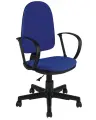 Кресло оператора Helmi HL-M30 Престиж, ткань синяя с черным
