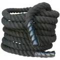 Канат для Кроссфита, хлопок, черный, диаметр 40мм, длина 8 метров