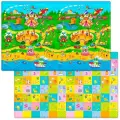 Коврик развивающий для детей двусторонний Funkids Big-12, размер 230х140 см, толщина 12 мм (мягкий пол для детской комнаты) арт. FD-B12-2S-011