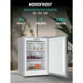 Морозильная камера NORDFROST DF 256 SAP, объем 100 л, серебристый, класс А+