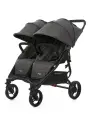Коляска для двойни всесезонная Valco Baby Snap Duo Flatt Matt, цвет: Dove Grey