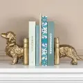 Декоративный держатель для книг Golden Dachshund 37 см