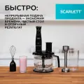 Погружной блендер SCARLETT SC-HB42K10, 800Вт, пластик, нержавеющая сталь, черный