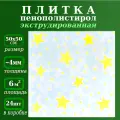 Плитка потолочная из пенопласта экструдированная в детскую Звездопад 2/6