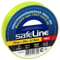Изолента SAFELINE PRO 15/20, 10 шт., желтый/зеленый