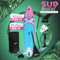 SUP-доска KELPIE, надувная универсальная, 11, размер 335 х 80 х 15 см, цвет голубой, розовый