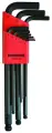 Набор из 9 черных ключей с шариком BONDHUS L 1.5-10mm 10999