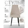 Комплект стульев для кухни 4 шт, цвет белый