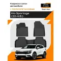 REZKON 0521040400 0521040400 Коврик салонный полиуретановый (черный) для Kia Sportage (22-Н. В.)