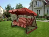 Садовые качели GreenGard Санторини , раскладываются в кровать, москитная сетка, максимальная нагрузка 250 кг