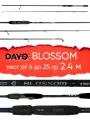 Спиннинг Dayo Blossom, тест 6-25гр, 2.4м, штекерный, м-л Карбон