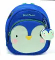 Рюкзак Каляка-Маляка пингвинчик 3-5 лет синий 22х25х10 мягкий 1 отд. молния д/мальчиков