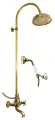 Душевая система с изливом для ванны RavSlezak, цвет: бронза, коллекция MORAVA RETRO MK159.5/3SM