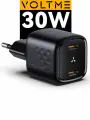 СЗУ VOLTME Revo 30CC Duo USB-C+USB-С, GaN, 30W, PD3.0, QC4.0+, черный V2013