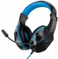 Компьютерная гарнитура BOROFONE BO104 Phantom синий, Наушники игровые для компьютера, ноутбука