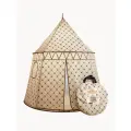 Палатка Aiden Kids, для игры, для дома и улицы, в комплекте сумка, бежевый/белый