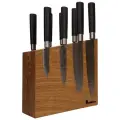 Подставка для ножей WoodinHome из массива дуба с магнитной поверхностью