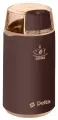 Кофемолка DELTA DL087K, нержавеющая сталь, пластик, 60 г, 200Вт, коричневая