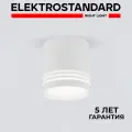 Спот / Накладной потолочный светодиодный светильник Elektrostandard Topper DLR032 6W 4200K 3200, цвет белый