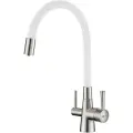 Смеситель Lemark Comfort LM3075BN-White для кухни с подключением к фильтру с питьевой водой