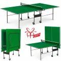 Теннисный стол складной компактный Green с сеткой