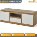 STERN ТВ-135 Тумба под ТВ, Дуб Вотан/Белый, 135х51х45 см
