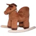 Качалка Нижегородская Игрушка Лошадка, принт горох, 51 см х 47 см х 29 см